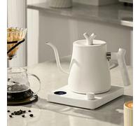 Bouilloire électrique à col de cygne 1000W, cafetière en acier inoxydable 304, affichage LED Intelligent à température constante pour café et thé, 1000ml Black