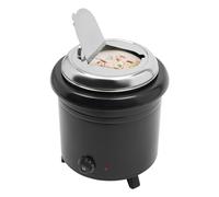 Bouilloire électrique à soupe de 13 l, marmite à soupe avec insert en acier inoxydable amovible et couvercle, réglable de 30 à 85 °C, chauffe-soupe gastronomique pour buffet, restauration,