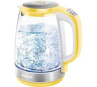 Bouilloire Électrique à Température Variable avec Lumiere LED Interne, 2,0 L Capacité, 2200W, Jaune