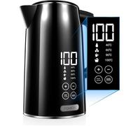 Bouilloire Electrique à Thé-Thermostat réglable -4 Températures Préréglées -Acier Inox-1,7L -Maintien Chaud 4H -FOHERE