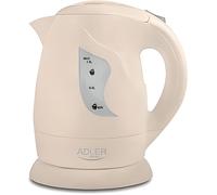 Bouilloire électrique - AD - Plastique 1L - 850W - Ivoire - Anti-calcaire et indicateur de niveau d'eau