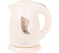 Bouilloire électrique Adler AD 08 b Standard 850 W 1 L Plastique Base pivotante 360° Beige Garantie 24 mois
