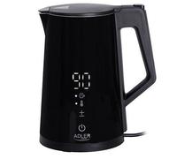 Bouilloire électrique - Adler - AD 1345b - Acier inoxydable - 1,7 L - 1850 W - Noir
