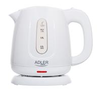 Bouilloire électrique - Adler - AD 1373 - 1L - 850W - Blanc