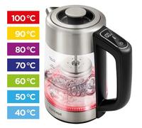 Bouilloire électrique avec contrôle de la température Concept RK4190 avec filtre
