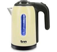 Bouilloire électrique avec voyant led acier inoxydable crème