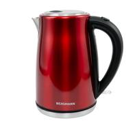 Bouilloire électrique BERGMANN FR010 1,7 L 2200 W en acier inoxydable rouge N