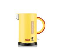 Bouilloire électrique BODUM ETTORE Disney Mickey Mouse, 1 L, sans fil, à ébullition rapide, avec arrêt automatique, échelle de niveau d'eau et filtre amovible, jaune et rouge, 12270-829UK-DSN