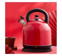 Bouilloire electrique, Bouilloir inox theiere(2000W, Ouverture automatique, Ebullition rapide, Ecoulement parfait, Filtre Anticalcaire, Eclairage LED, Economie d'Energie) (Rouge, 5L)