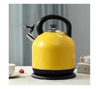 Bouilloire electrique, Bouilloir inox theiere(2000W, Ouverture automatique, Ebullition rapide, Ecoulement parfait, Filtre Anticalcaire, Eclairage LED, Economie d'Energie) (Jaune, 5L)