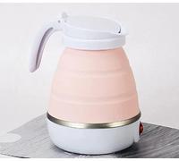 bouilloire électrique, Bouilloire à eau pliable de voyage for café et thé - Silicone qualité alimentaire Double tension 110-220 V, cordon d'alimentation amovible