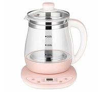 bouilloire électrique, Bouilloire électrique automatique en verre de 1,6 l, infuseur à thé, théière HHome, panneau tactile, maintien automatique au chaud, dix fonctions