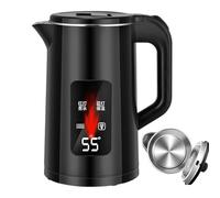 Bouilloire électrique,bouilloire électrique - Chaudière à théière en acier inoxydable - Bouilloire à eau isolée, chauffe-eau pour amis, famille, adultes et femmes