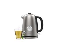 Cecotec Bouilloire Électrique Thermosense 620 Vintage.Capacité 1,7L, Design Acier Inoxydable, 2200W, Thermomètre Analogique, Filtre Anti-Calcaire, Base Pivotante 360°, Arrêt Automatique
