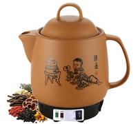 Bouilloire Électrique Chinoise 3L/4l/5l, Cuiseur À Herbes Automatique avec Contrôle Intelligent, Chauffage Uniforme, 2 Réglages de Température, Idéale pour la Maison Et la Clinique 5L