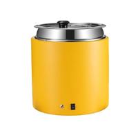 Bouilloire électrique commerciale | Chauffe-aliments professionnel pour la restauration, les buffets et la restauration | Idéal pour les soupes, les ragoûts et les plats chauds | Couvercle pratique