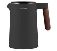 Bouilloire Concept Norwood 1,5l acier inoxydable noir Noir G