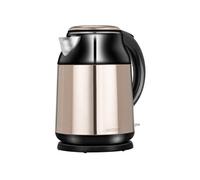 Bouilloire Électrique de 1,7 Litre, Acier Inoxydable sans BPA, Résistance Cachée, MPM, MCZ-91M, 2000, Noir/Argent Noir/Argent G