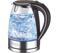 bouilloire électrique de 1,7L 2000W transparent gris noir Camry