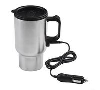 Bouilloire électrique de 450 ml en acier inoxydable pour café chaud et eau sur la route