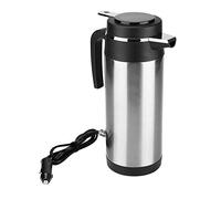 Bouilloire Électrique de Voiture 1000ml 12V/24V Acier Inoxydable Portable pour Café et Thé avec Indicateur Lumineux Isolation Thermique Grande Capacité