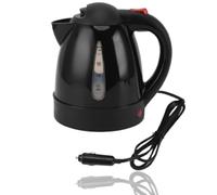 Bouilloire électrique de voiture 12 V, bouilloire électrique 150 W 1 L chauffe-eau portable chaudière chauffe-eau en acier inoxydable avec arrêt automatique prise allume-cigare de