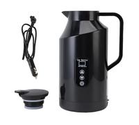 Bouilloire électrique de voiture 1500 ml, chaudière à eau portable pour voyage, chauffage à arrêt automatique 12 V/24 V avec acier inoxydable 304, plusieurs modes d'alimentation