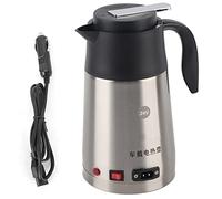 Bouilloire électrique de voiture de chauffage bipolaire de 1200 ml, bouilloire de voyage portable, chaudière à eau bouillante rapide, tasse de voiture compacte pour les voyages
