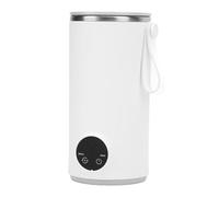 Bouilloire électrique de Voyage 400 Ml - Mini Bouilloire Portable, Mini Bouilloire sans Fil 6000 MAh Rechargeable avec 4 Vitesses, Chaudière à Eau Chaude de Voyage en Acier