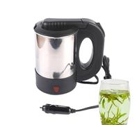 Bouilloire Électrique De Voyage - Acier Inoxydable 500 Ml 12 V | Bouilloire De Voiture | Tasse Chauffante Portative À Arrêt Automatique, Pour Thé, Café, Nouilles Ou Œufs Dans Les Véhicules, Avec Arrêt