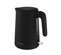 Bouilloire électrique design rainurée noire 1,7 L 2200 W