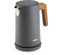 DOMO WASSERKOCHER Bouilloire gris mat Contenance: 1.7 l