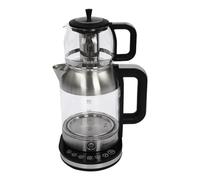 Bouilloire électrique, double théière avec réglage de la température, trous de filtration dans le bec, haut rendement, pour chauffer l'eau, le café, le lait sec, le thé blanc