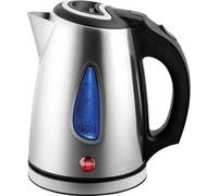 Bouilloire électrique eldom CS10, 1,0 litre, sans BPA, acier inoxydable, bouilloire à économie d'énergie, arrêt automatique, triple système de sécurité, 1500W