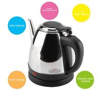 Bouilloire électrique en acier inoxydable 1,2L - EBTOOLS - Arrêt automatique - Bec col de cygne
