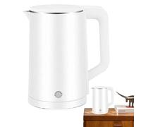 Bouilloire électrique en acier inoxydable - 2,3 l - Arrêt automatique - Bouilloire d'eau à ébullition rapide - Théière de contrôle de la température portable pour camping