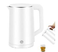 Bouilloire électrique en acier inoxydable - 2,3 l - Arrêt automatique - Portable - Contrôle de la température de cuisson rapide - Pour le camping, la cuisine, le bébé