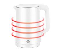 Bouilloire électrique en acier inoxydable | 2,3 L Hot Kettle Electric Automatic Sechle Off | Chaudière à eau Bouilloire rapide Contrôle de température portable pour la cuisine de voyage en plein air