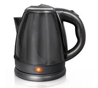 Bouilloire électrique en acier inoxydable XD14 - 1,2 l - 1500 W - Avec arrêt automatique (noir)