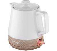 Bouilloire électrique en céramique - Concept - RK0060 - 1,0 l - Chauffage caché - Couvercle amovible