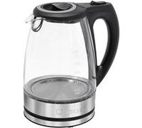 Bouilloire électrique en verre 1,5L 2200W Clatronic WKS 3744G Acier inoxydable G