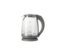 Adler Bouilloire électrique AD1286 – 2 L, 2200 W, verre, sans fil, gris