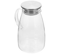 Bouilloire Électrique en Verre 2000ml Filtre Inox pour Boissons | Compatible Chaud et Froid, Surface Lisse Facile à Nettoyer, Service de Vin ou Boisson Rafraîchissante sur Table, Style