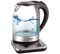 Bouilloire Adler Bouilloire électrique en verre AD 1293 -2200W - 1,7L - avec base et régulateur de température