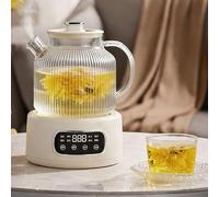 Bouilloire électrique en verre, marmite en verre de 1,5 L, bouilloire à eau chaude électrique for café ou thé, arrêt automatique, multifonctionnelle for le thé, le café, le bureau et la maison