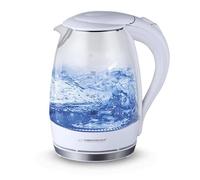 Bouilloire Électrique - ESPERANZA - SALTO ANGEL - 1,7 L - 2200 W - Verre Blanc