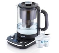 Bouilloire électrique filtrante ISEO de LAICA, capacité de 1 litre avec 7 réglages de température, fonction de maintien au chaud et minuterie + 1 cartouche filtrante pour thé et café Bi-flux, 2.5 kW
