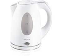 Bouilloire Électrique HAEGER London - Capacité 1.5 Litres, Puissance 2200W Blanc G