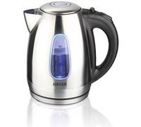 Haeger EK-22S.027A bouilloire 1,7 L 2200 W Noir, Acier inoxydable