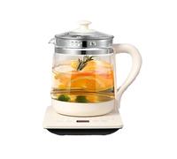 Bouilloire Électrique Intelligente, 1,5L, Minuterie 12H, 24 Options de Menu, Blanc